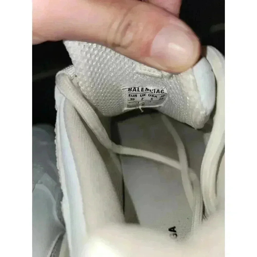 Balenciaga White Triple S In 35 Sneakers USA 5 - Picture 9 of 9